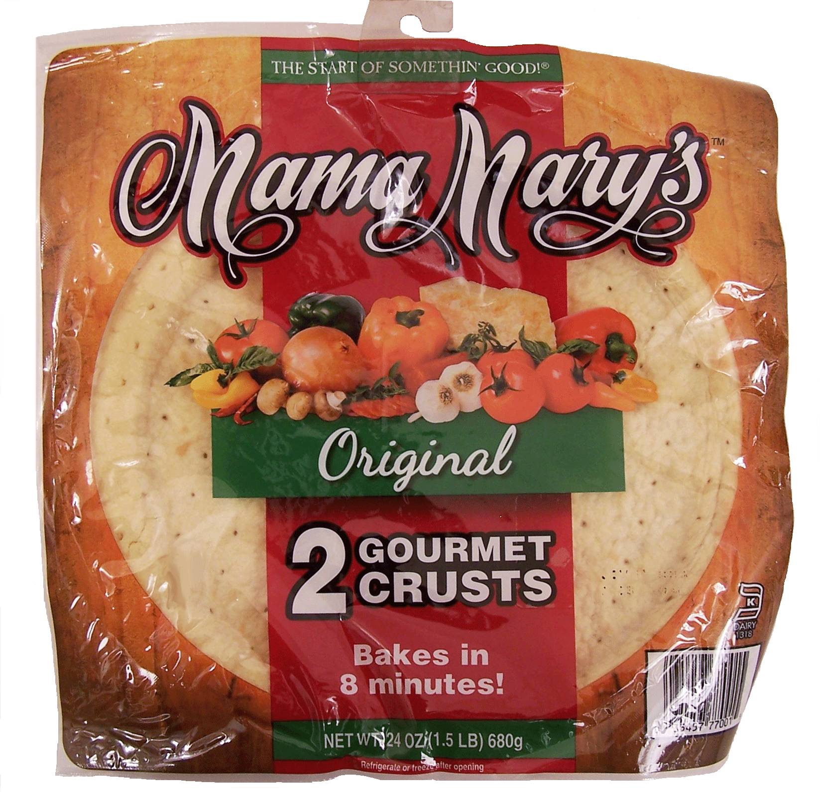 Mama Mary's Pizza Crusts gourmet 12 2 ct Full-Size Picture